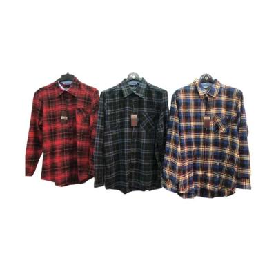 China Breathable Running Lot College Style 100% Cotton Flannel Man Business Shirts Full Sleeves Shirts For Men for sale