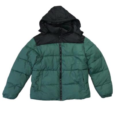 China New Running Style Pure Color Winter Breathable Ready Made Padding Hooded Warm Jacket Men Coats for sale