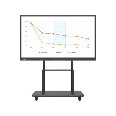 China School Teaching/Conference 55inch LCD Panel Interactive Led Touch Screen 75 Inch Interactive Touch Screen TV Flat Panel for sale