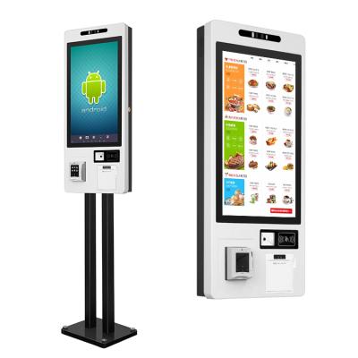 China Wholesale Wall Mounted Wall Mounted Wireless Self Ordering Kiosk Restaurant Touch Screen Self Ordering / Food Mall / Self Service / Fast Food In Restaurant For Retail for sale