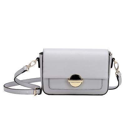 China High Quality Custom Cross - Body Bag Light Gray Mini Messenger Bag For Elegance Girls for sale