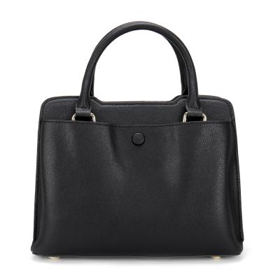 China 2019 new high quality design style Canton leather bag popular women handbag with black color for sale