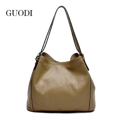 China Fashion GENUINE LEATHER Women Printed Customized Logo Tote Bags for sale