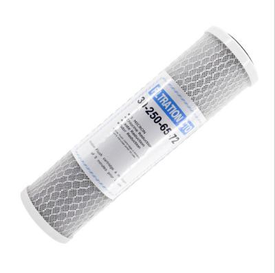 China Hotel 10 20 Inch Cartridge CTO Activated Carbon Filter for sale