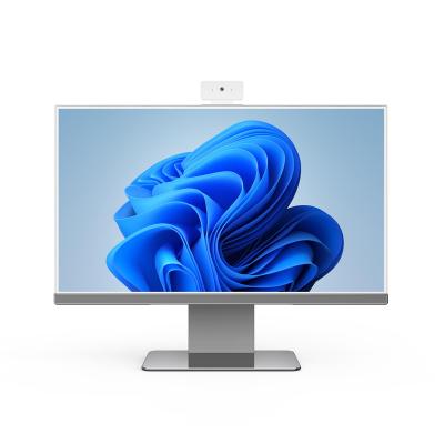 China 23.8 Inch FHD IPS SDK Screen Available PC All-in-one Computers For Business Office Government Department Use All In One PC for sale