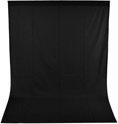 China Ironable And Washable Black Professional Films Studio Background Cloth 10x6.5ft For Photographers Photoshoot Backdrop for sale