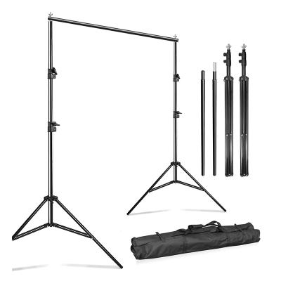 China Customizable 2.6*3m Metal Backdrop Stand For Event Ceremony Party Video Photography 8.5*10ft for sale