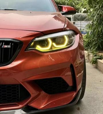 China Angel Eyes LED DRL F22 F23 F87 LCI Series Multicolor Lemon Yellow Daytime Running Lights For BMW m2 2 63117494851 63117494852 63117494851 63117494852 for sale