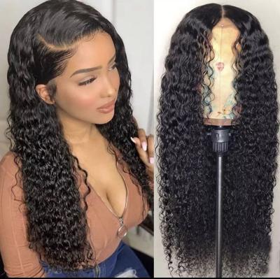 China Kbeth Kinky Curly Hair Wig Deep Wave Headband Wig For Wholesale 100% Black Red Remy Custom Human Hair Wigs Virgin Women Double Color Wigs for sale