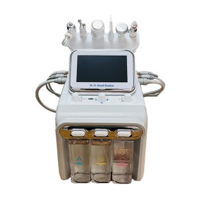 China Small Exfoliators H2o2 Bubbles Machine Skin Care Beauty Equipment Hydra Microdermabrasion Trimming Machine for sale