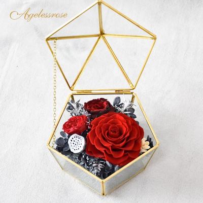 China Fresh roses touch feeling valentines gift preserved rose decoration preserved flower wedding wholesale for sale