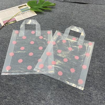 China Custom Logo Recyclable Packing Plastic Cloth Shopping Bag Gift Bag With Handle for sale