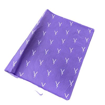 China Single Logo Disposable Custom Paper Gift Wrapping Tissue Paper Wrapping Tissue Paper With Your Own Brand for sale