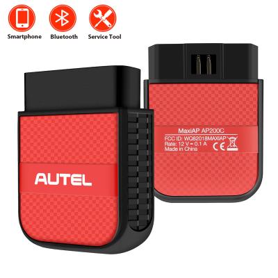 China Autel MaxiAP AP200C Bluetooh Autel ap200 universal obdii 2 diagnostic scanner auto diagnostic tools ABS SRS car code reader for sale