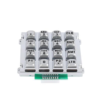 China Remote Controller IP65 Waterproof Heavy Duty Die Cast Keypad 4X4 For Dispenser for sale