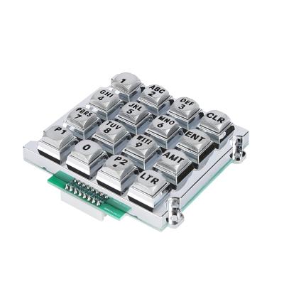 China Remote Controller Factory Supply Die Cast 4x4 Die Keypad For Oil Dispenser for sale