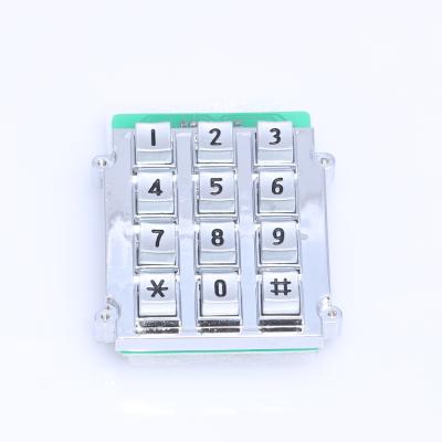 China Remote Controller IP65 Waterproof Resistant Die Cast Telephone Keypad For Digital System for sale