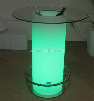 China Bar Table bar illuminated led furniture dubai party led light cocktail table for sale