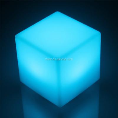 China Cu-10 LED Color Changing Cube Light Glowing Table Top Light for sale