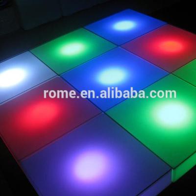 China Plastic Professional Disco Nightclub Multicolor Led Dance Floor DJ Lighting for sale