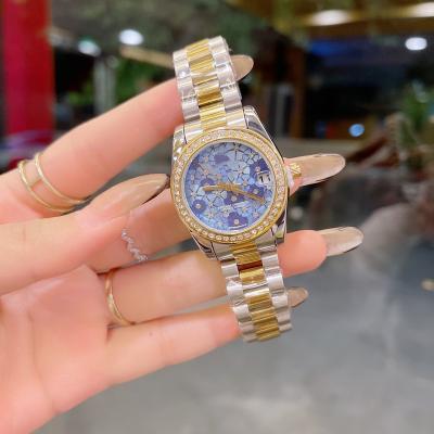 China Fashion\classic lady three diamond needle stainless steel quartz watch\business manufacturer\full sports 2022 luxury wholesale new for sale