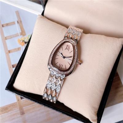 China Fashion\luxury ladies classic\business high quality full diamond stainless steel strap\sports 3A shape soft three hand synchronization quartz watch for sale