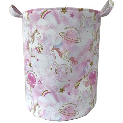 China Viable Foldable Cute Basket Toy Storage Baskets For Kids, Dog, Toys, Clothes, Room Large Capacity Laundry Decor for sale