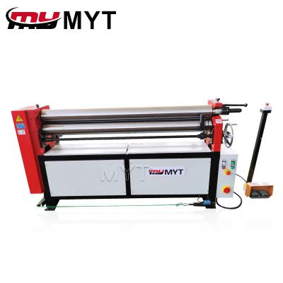 China Building Material Shops MYT Rolling Mill ESR-3.5X1550 Electric Plate Bending Machine / 3 Rollers for sale