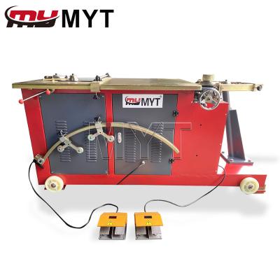 China MYT-1500 stainless steel sheet metal workshop repairs round HVAC air duct elbow making machine for sale for sale