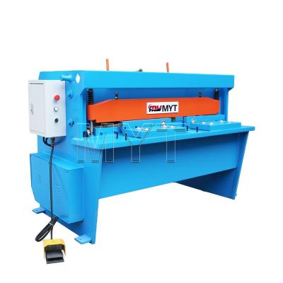 China Other MYT 6mm thickness 2500mm length electric small metal sheet metal shear machine with good price for sale