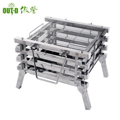 China Dustproof Camping Veranda Use Stainless Steel Grill Fire Pit And Pit Place And Barbecue Stove for sale