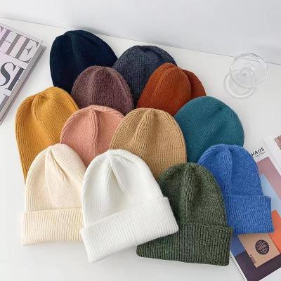 China 2023 Low Profile English Style Casual Fedora Hat Cashmere High Quality Fitted Premium Knit Beanie for sale