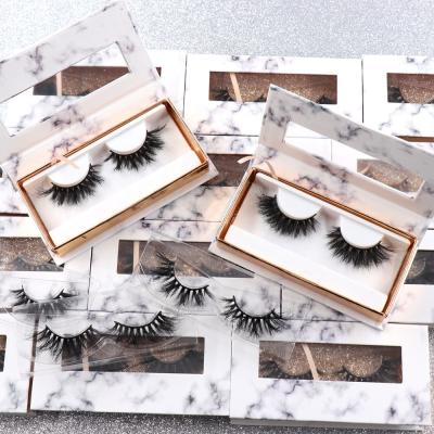 China Strip 100% Real Mink Lashes Tapered 3D Mink Eyelashes Private Label Wholesale Custom Logo Packaging Eyelashes Own Brand Full Feather for sale