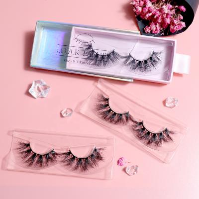 China Long Professional Wholesale Private Label Natural Mink Fur Eyelashes 100% 30mm 25MM True 3D Mink False Lashes for sale