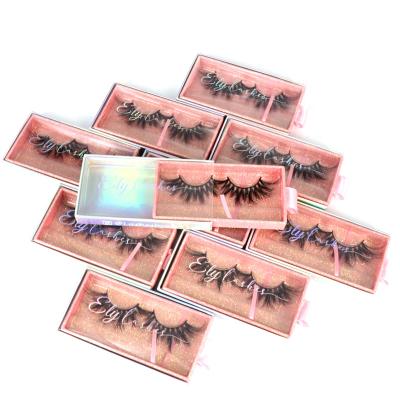 China Natural 3d mink lahes long volume mink eyelashes with private custom packing 5d mink eyelashes for sale