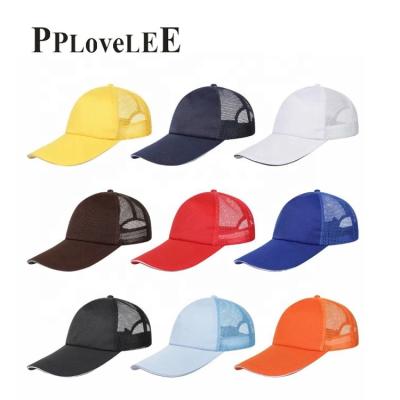 China PPLOVELEE JOINT Wholesale Custom Logo 5.6 Panel Mesh Sports Baseball Caps for sale