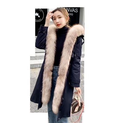 China Ladies Viable Coats Warm For Outwear Casual Cotton Hood Plus Size Parka Women Winter Army Green Fur Collar Jacket Fleece Clothing quantity for sale