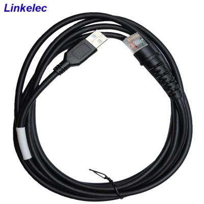 China Barcode Scanner Data Transmission Cable 6FT USB RJ45 for Honeywell Metrologic Barcode Scanners for sale