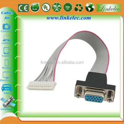 China Computer Factory Supply Wholesale 15 Pin D Sub RGB Flat VGA Cable for sale