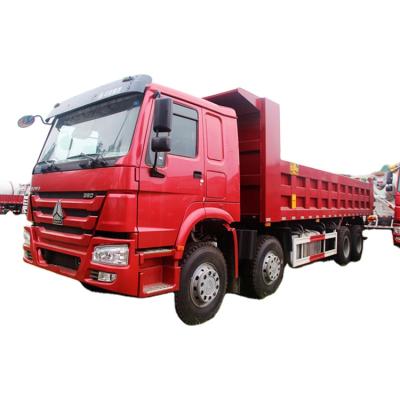 China Sinotruk Howo 50T 12 Wheeler 8x4 Dump Truck Heavy Duty Truck 11316X2500X3484 for sale