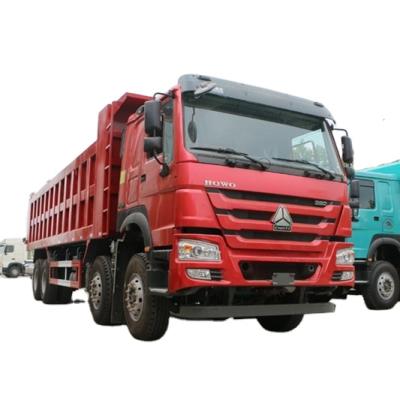 China Sinotruk Howo 12 Wheeler 8x4 Dump Truck Tipper Price For Sale 11316X2500X3484 for sale