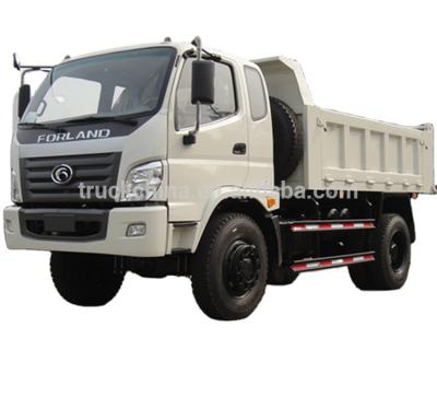 China China Supplier Foton Forland Dump Truck 4x4 6 Wheel Truck Dimensions 6 - 8L for sale