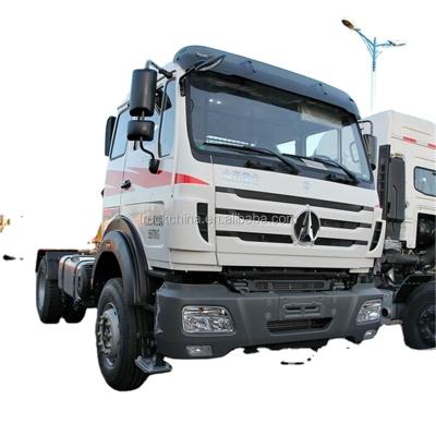 China Aluminum alloy Beiben 2021 10 wheel 380hp 420hp main container tractor trucks for sale for sale