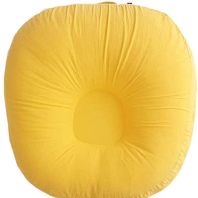 China PORTABLE Yellow Solid Color Couch Pillow Baby Nest Keep Awake 100% Cotton Baby Couch for sale