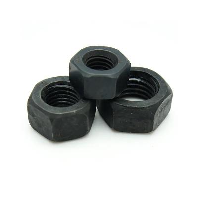 China High Quality Heavy Industry Hex Hex Nut ASTM A193 B7 A194 2H Heavy Duty Black Plain H.D.G 1/4