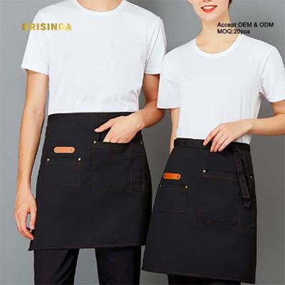 China Food/Beverage Kitchen Apron Set Supermarket Uniform Pinafore Short Apron for sale