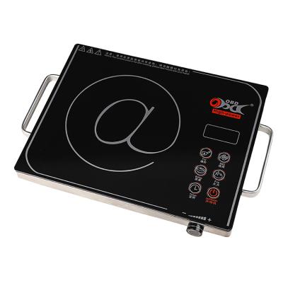 China Hotel 2200w Multi Infrared Touchpad Knob Burner Touchpad Induction Cookers Cooker Glass Alone for sale