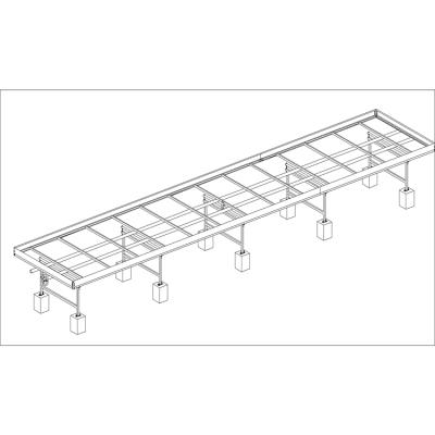 China Durable Benches Greenhouse Bench Factory Directly Sell Greenhouse Wired Mesh Growing Table for sale