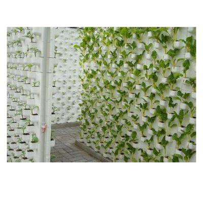 China Stable Structure Plastic Hydroponic Grow Cubes Fodder Tray Hydroponic Greenhouse Sale for sale