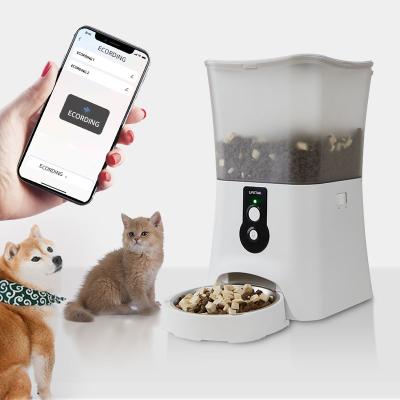 China Auto Intelligent Programmable Chip Pet Feeder Slow Feeding Lifetail Pet Feeder Bowl for sale